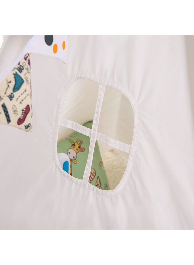 Cartoon Teepee Cotton Canvas Play Tent - Image 5
