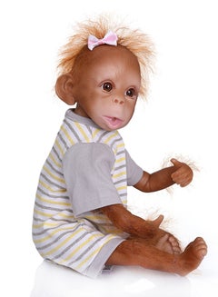 Decdeal Realistic Reborn Baby Monkey Doll 16inch