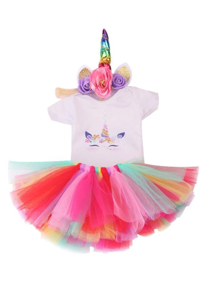 MissTiara Doll's Unicorn Princess Dress Set  - Image 1