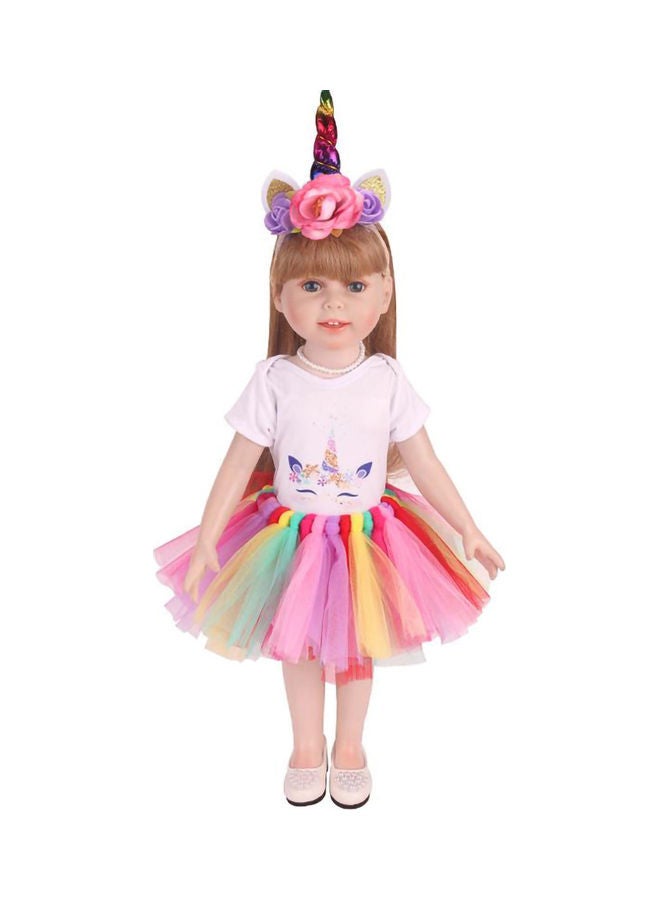 MissTiara Doll's Unicorn Princess Dress Set  - Image 3