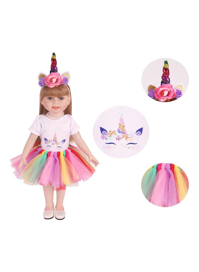 MissTiara Doll's Unicorn Princess Dress Set  - Image 5