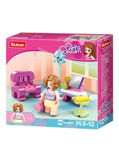 Sluban 6934607933215 56 Piece Girls Dream Department 6+ Years 