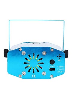 4 Pattern Mini Laser Stage Light Blue