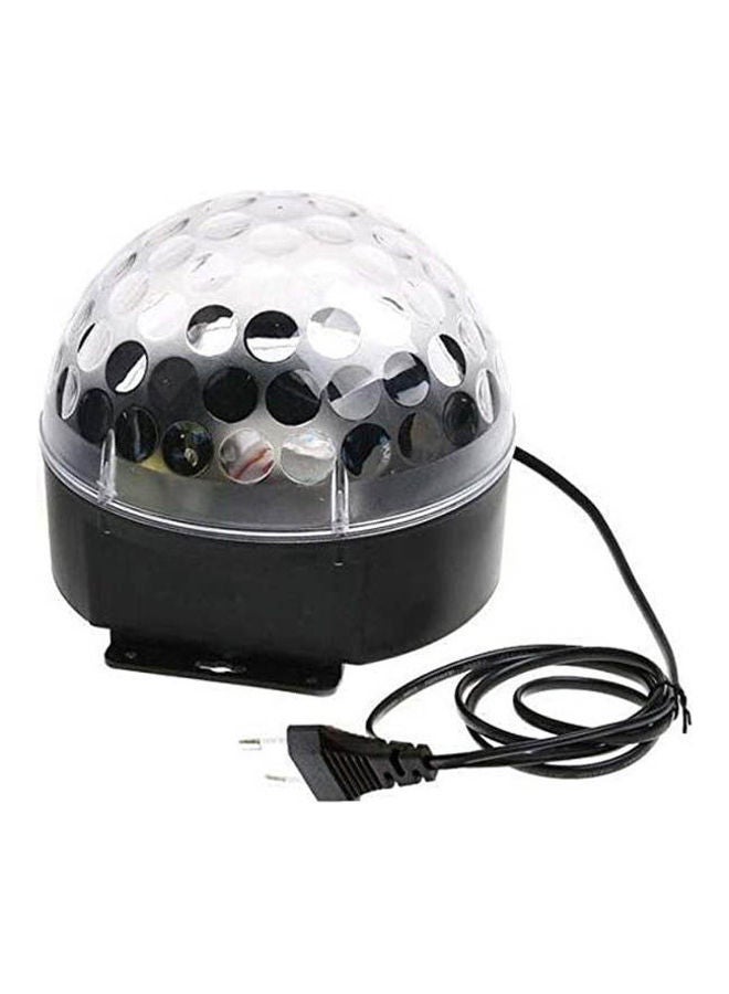 Remote Controlled Disco Light & Speaker With Usb & Sd Card Slot Black