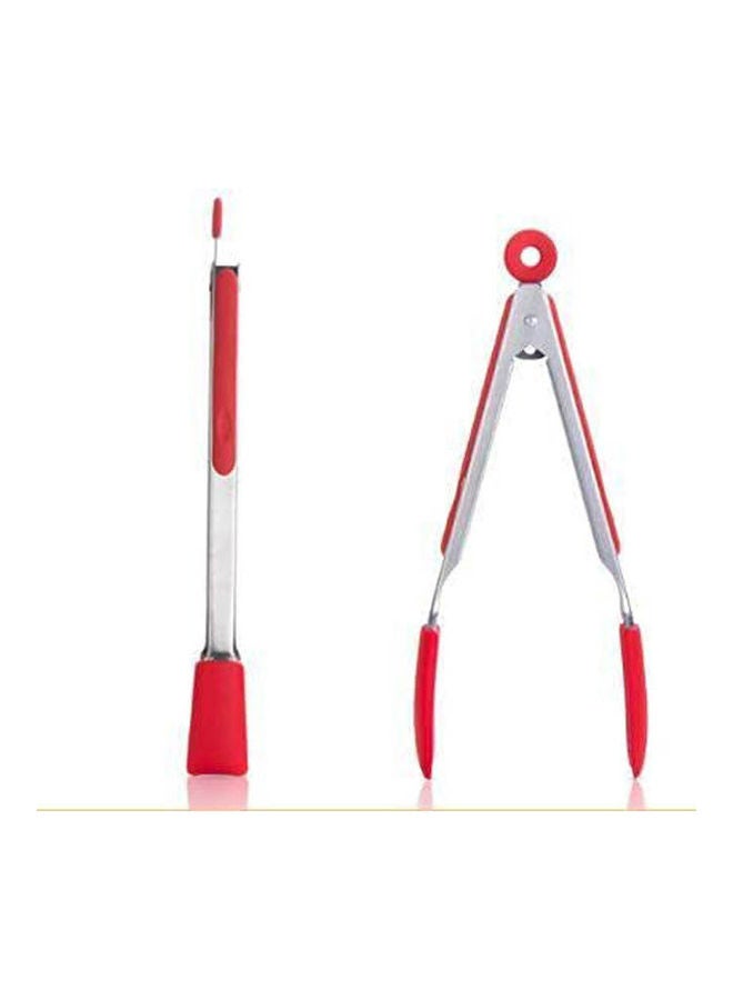 Bbq Tongs Lock Design Barbecue Clip Clamp Food Tongs Cover Handle Kitchen Tongs Multicolour