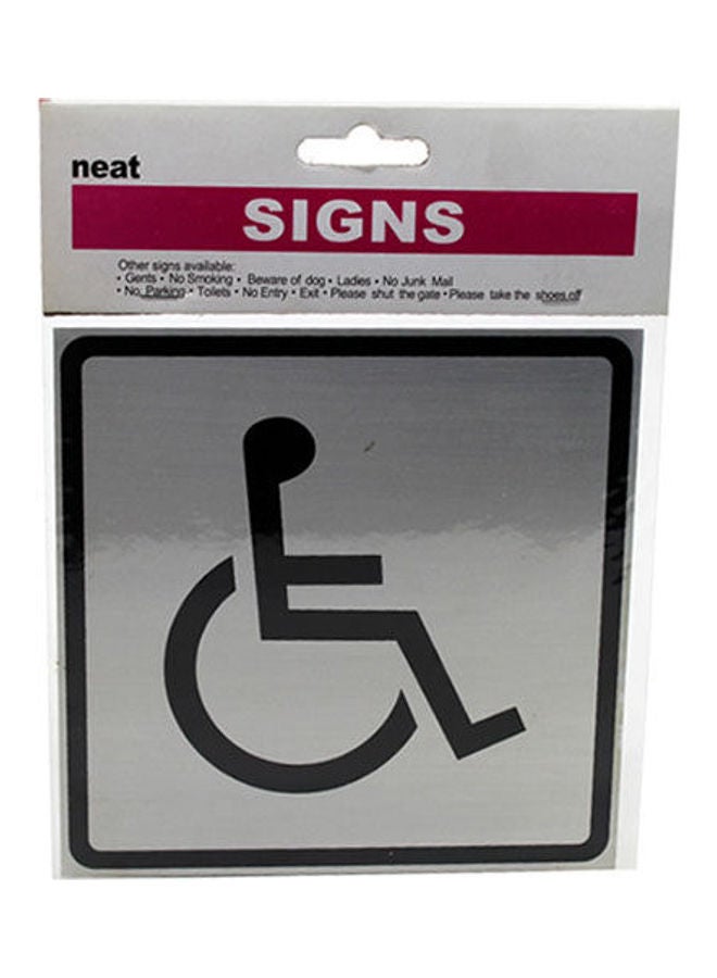 Generic Instructions Stickers Silver 