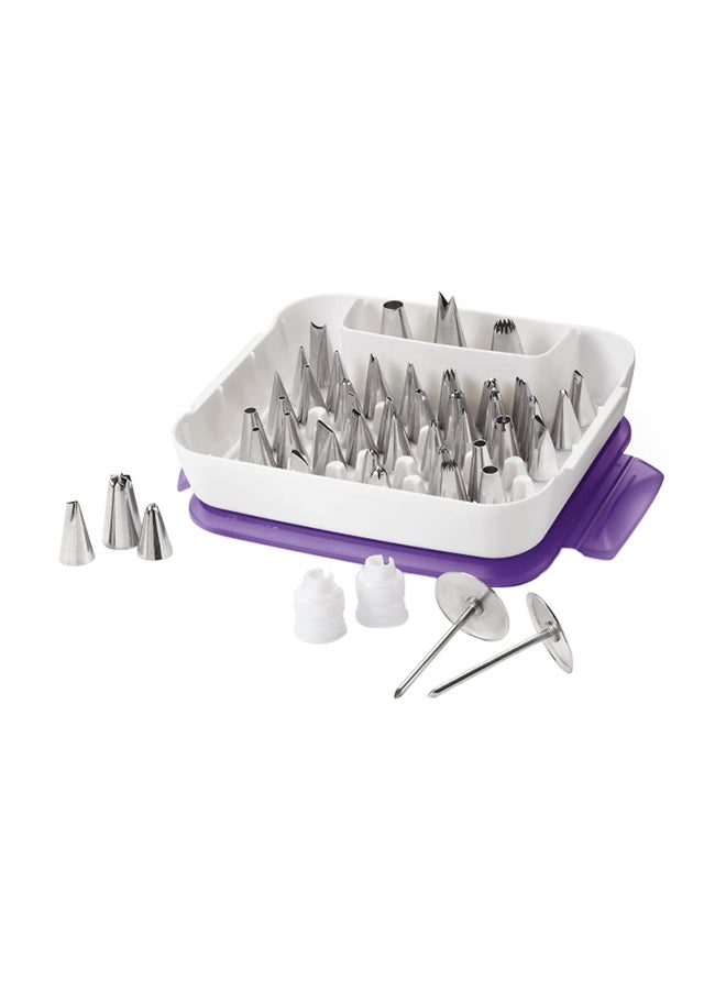 Wilton 55-Piece Master Tip Set Silver - Image 1