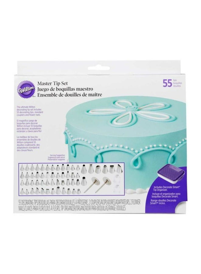 Wilton 55-Piece Master Tip Set Silver - Image 2