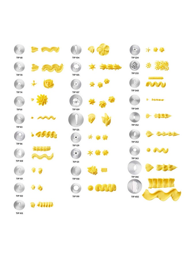 Wilton 55-Piece Master Tip Set Silver - Image 3