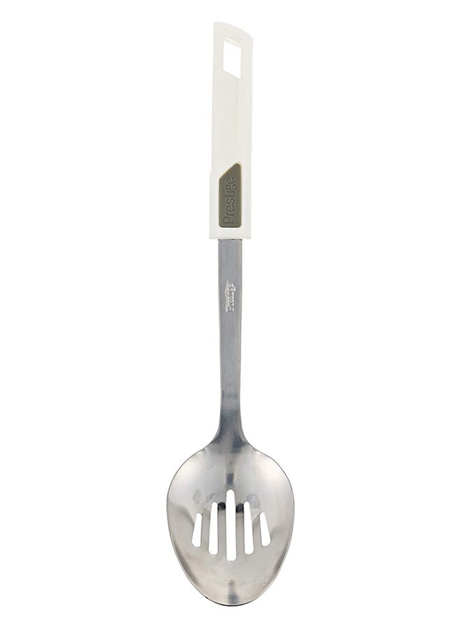 Prestige Steel Head Basic Strainer Spoon Silver/White/Grey 1.1x14.7x2.8cm  - Image 1
