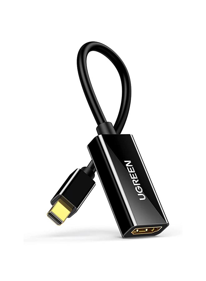 Ugreen - Mini DisplayPort to HDMI Adapter Mini DP Male to HDMI Female Thunderbolt 2.0 to HDMI Adapter for Apple MacBook Pro MacBook Air Surface Pro 4 3 Google Chromebook Black - Image 1