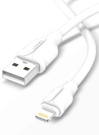 USB To Lightning Data Sync And Charging Cable For Apple iPhone White - v1651815777/N44686589A_1