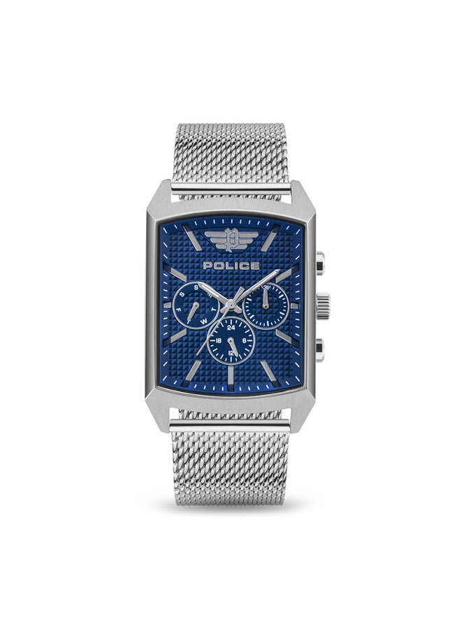 POLICE - Men's Saleve Chronograph Stainless Steel Wrist Watch PEWJK2204803 - 34mm - Silver - Image 1