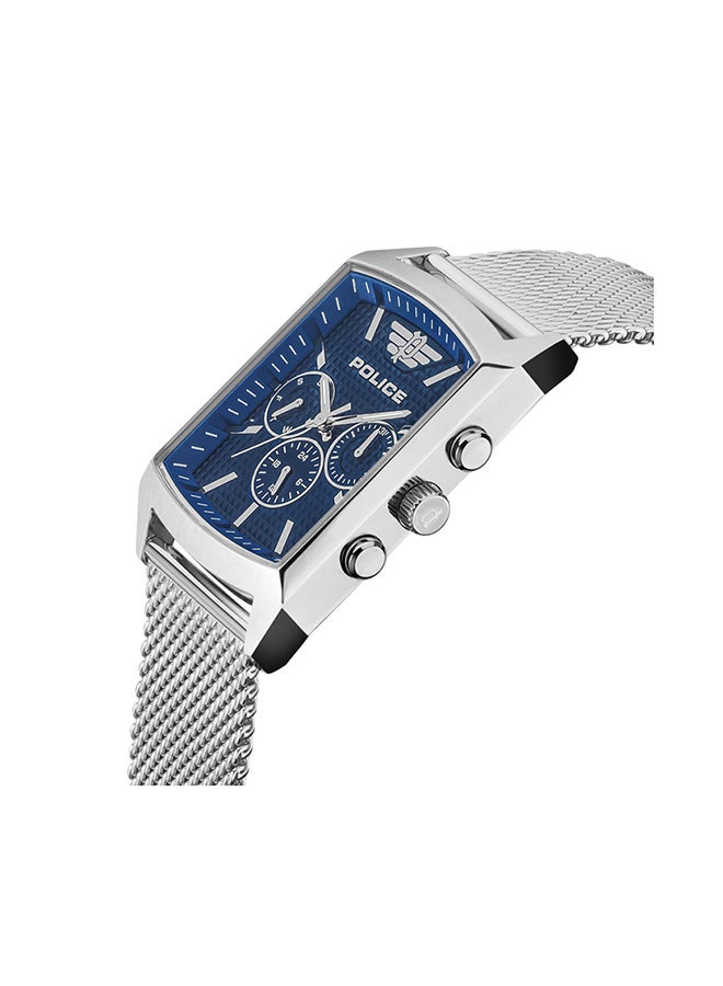 POLICE - Men's Saleve Chronograph Stainless Steel Wrist Watch PEWJK2204803 - 34mm - Silver - Image 1