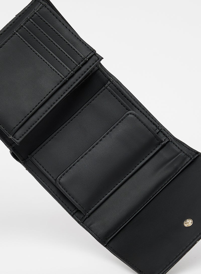 GUESS - Naya Small Trifold Wallet Black - Image 1