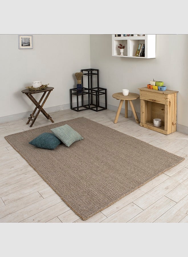 ebb & flow - Wool Rug Unique Luxury Quality Material For The Perfect Stylish Home  Soft And Comfort Level And Stuff  WBJ-7695 -5'X8' Brown - Image 1