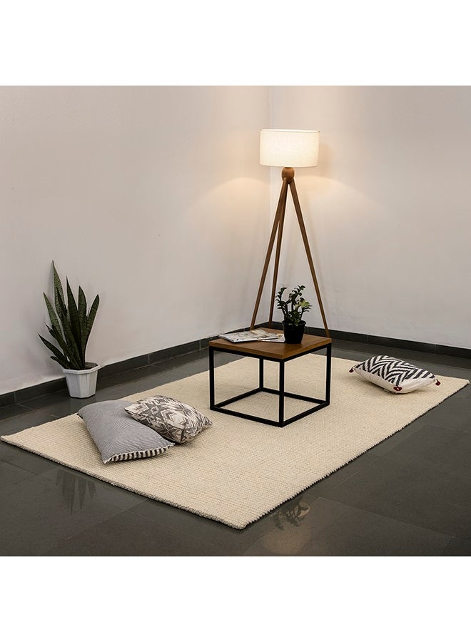 ebb & flow - Wool Rug Unique Luxury Quality Material For The Perfect Stylish Home  Soft And Comfort Level And Stuff  WBJ-7701 -5'X8' Beige - Image 1
