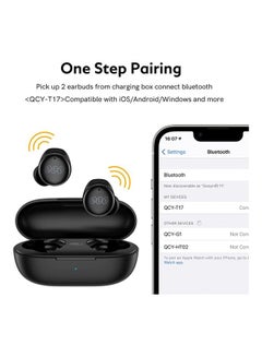 QCY T17 True Wireless Earbuds Black  - Image 5
