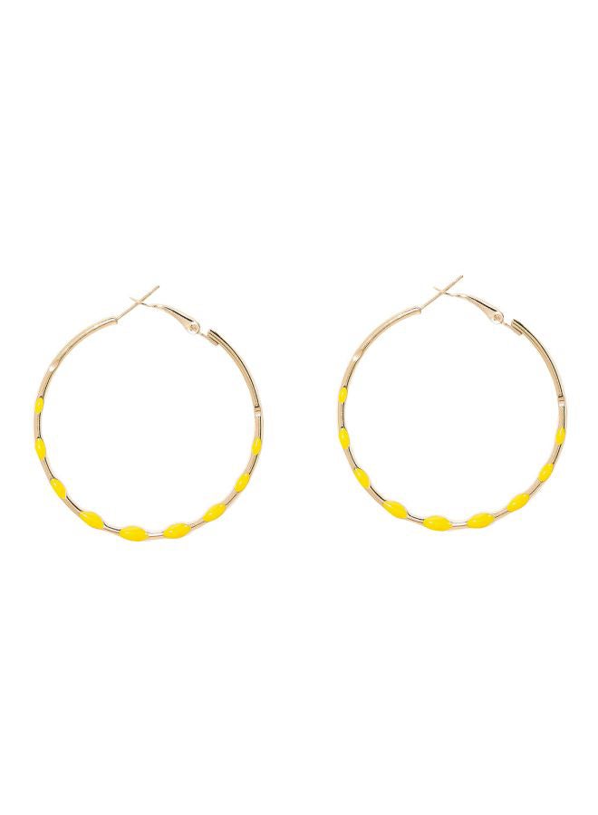 R&B Metallic Hoop Earrings  - Image 1
