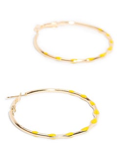 R&B Metallic Hoop Earrings  - Image 2