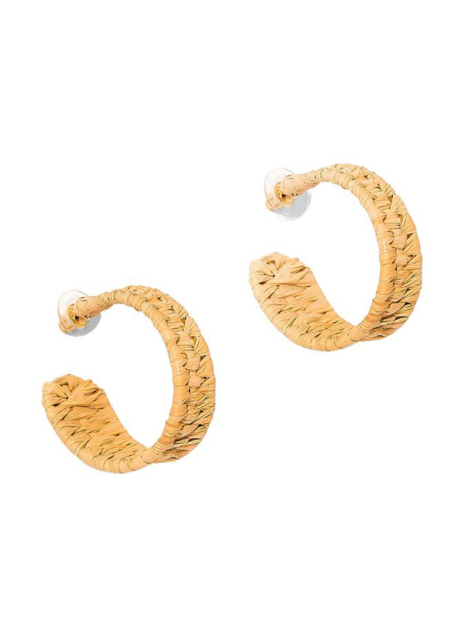R&B Metallic Hoop Earrings  - Image 1