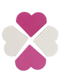 Hema 4-Piece Make-Up Blending Sponge Set White, Pink  - Image 1