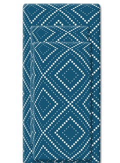 Navy Teal/White