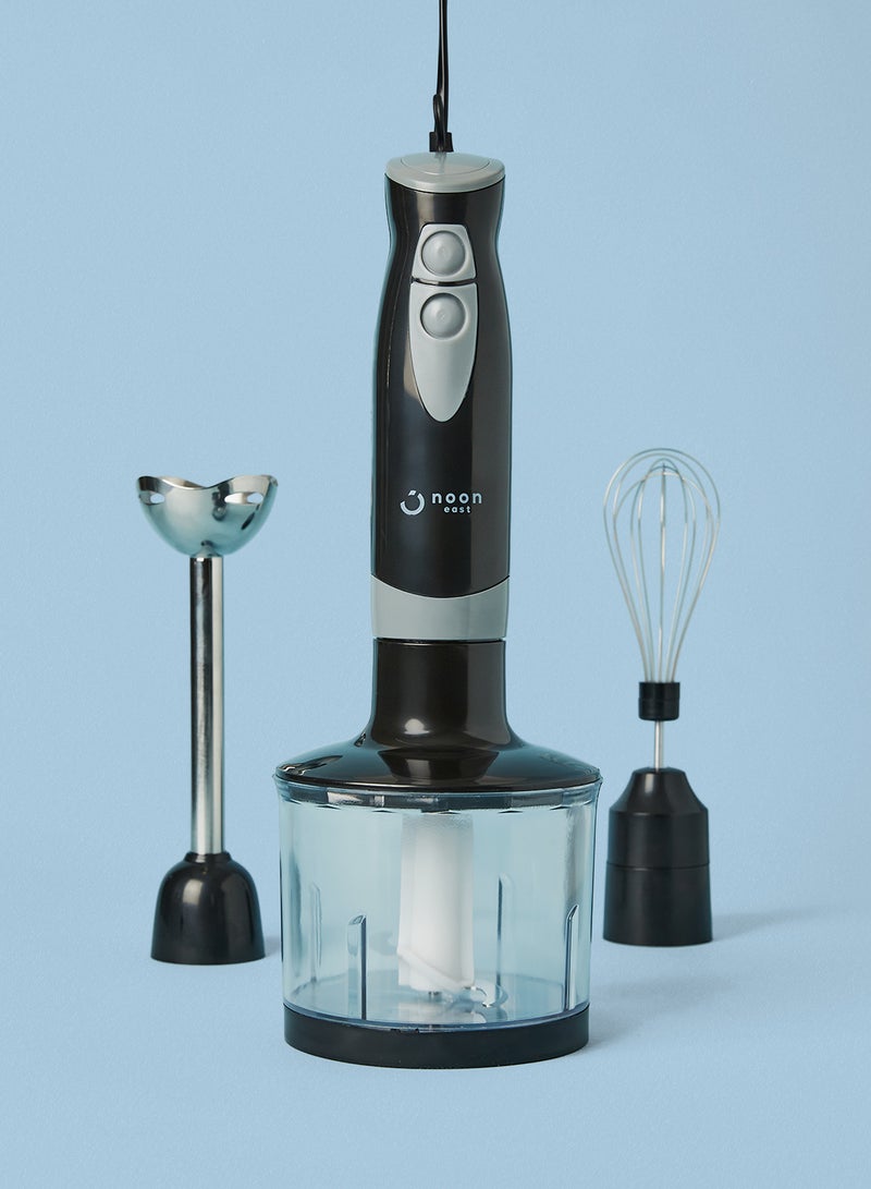 Noon East - Hand Blender And Mixer - 5 Piece 2 Speed 250 W- Working As Food Processor- Black J-1049-250 Black - Image 1