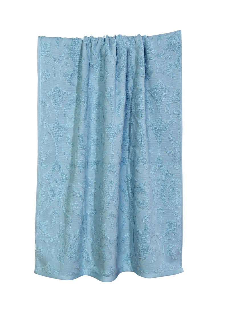 Hometown 6 Pack Bathroom Towel Set - 500 GSM 100% Cotton Low Twist - Blue Color -Economical Blue - W050 68 x 137/41 x 71/33 x 33cm - Image 1