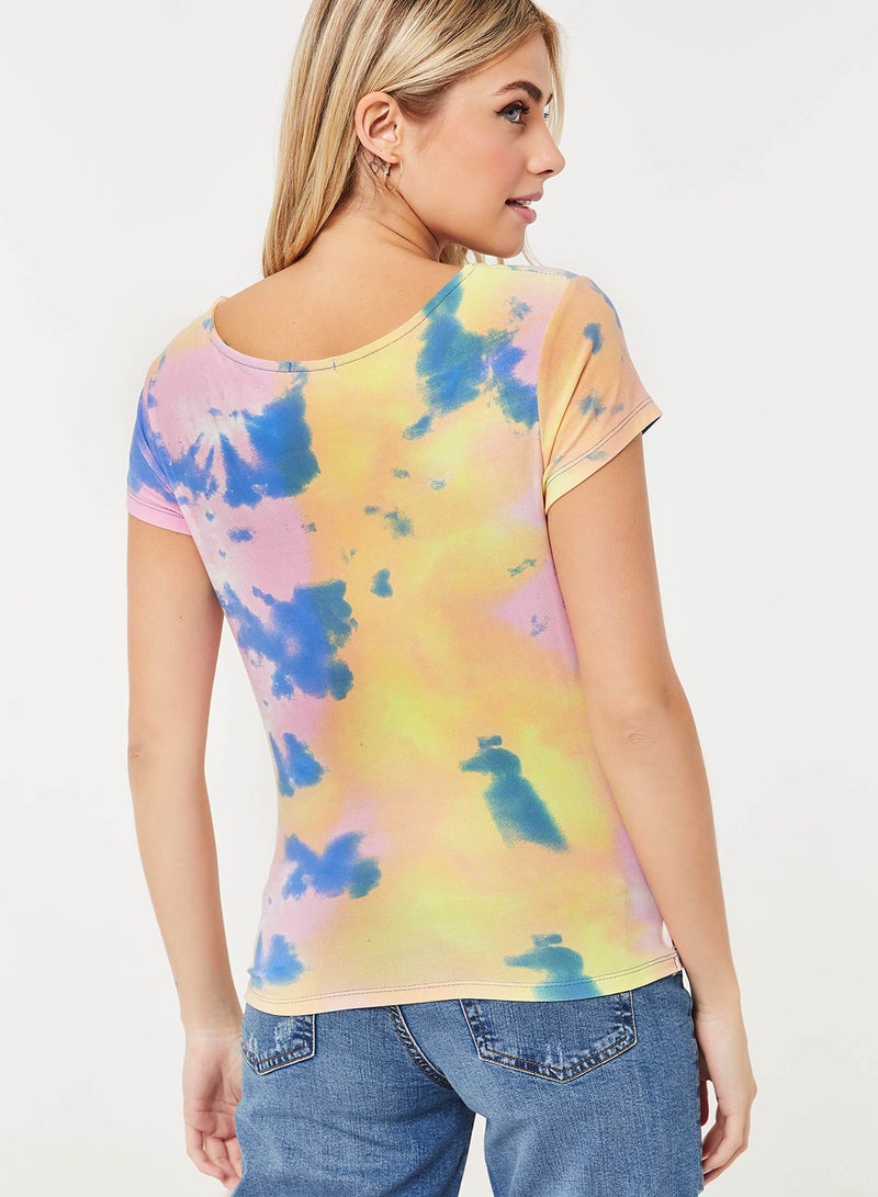 Printed Casual T-Shirt Multicolour - v1651842419/N47565190V_1