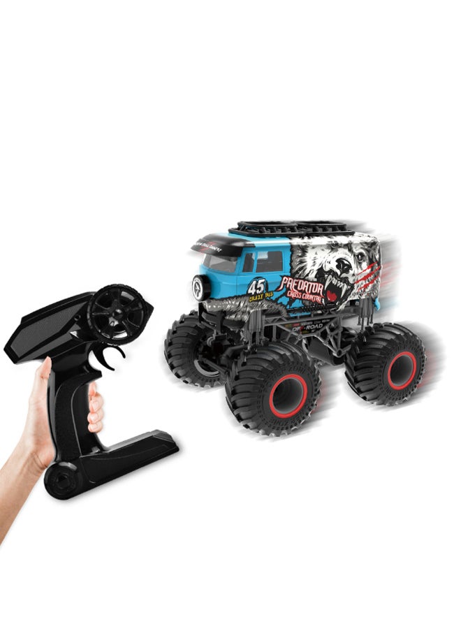mumbo Jumbo - 1:16 Remote Control Off-Road Vehicle With Remote For Boys For All Tarrain Monster Truck With Impressive Design And 2.4 Ghz Controller For High Precision And Speed 28 x 23 x 23cm - Image 1
