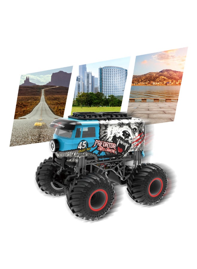 mumbo Jumbo - 1:16 Remote Control Off-Road Vehicle With Remote For Boys For All Tarrain Monster Truck With Impressive Design And 2.4 Ghz Controller For High Precision And Speed 28 x 23 x 23cm - Image 1