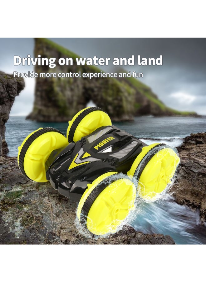 mumbo Jumbo - 1:16 Double-Sided Amphibious Stunt Car With  2.4 Ghz Frequency Band Remote Control, Feature Include's 360 Degree Rotation And Flip, High Speed 20.5 x 20 x 9.5cm - Image 1