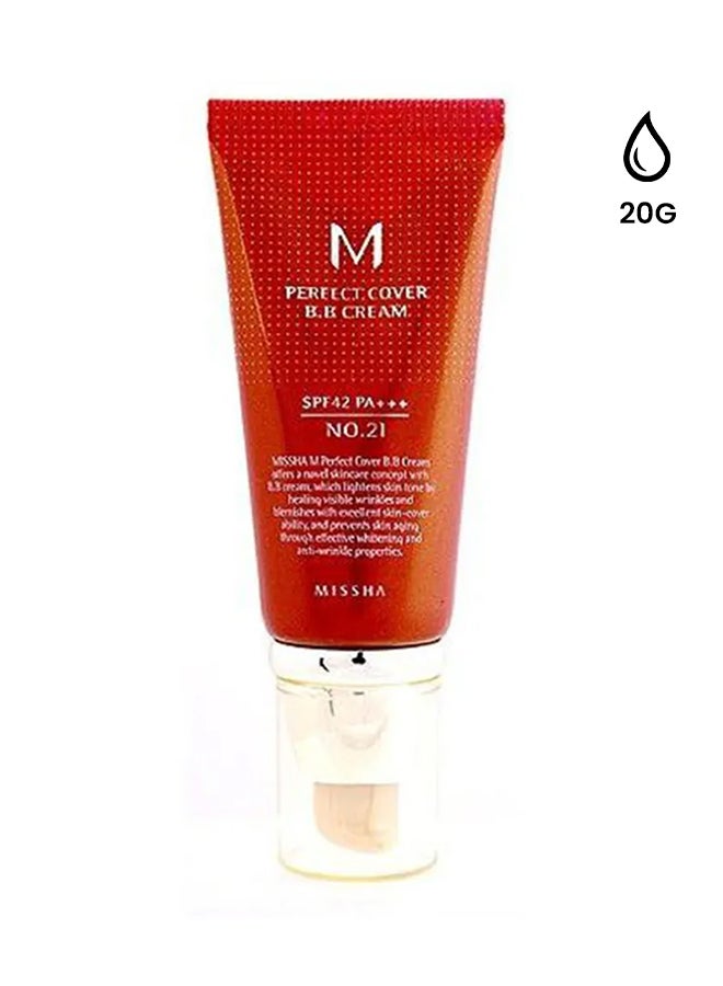 Missha Perfect Cover BB Cream SPF 42 21 Beige