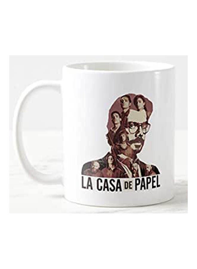 1St Piece Mug With Design - La Casa De Papel (El Profesor) Multicolour
