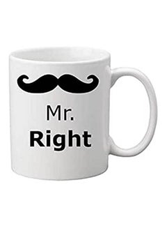 Generic Ceramic Mug With Mr. Right Design White 