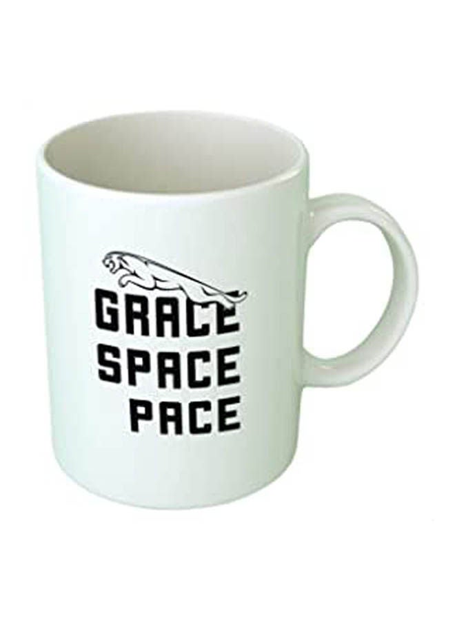 فاست برينت Printed Mug, Grace Space Pace White
