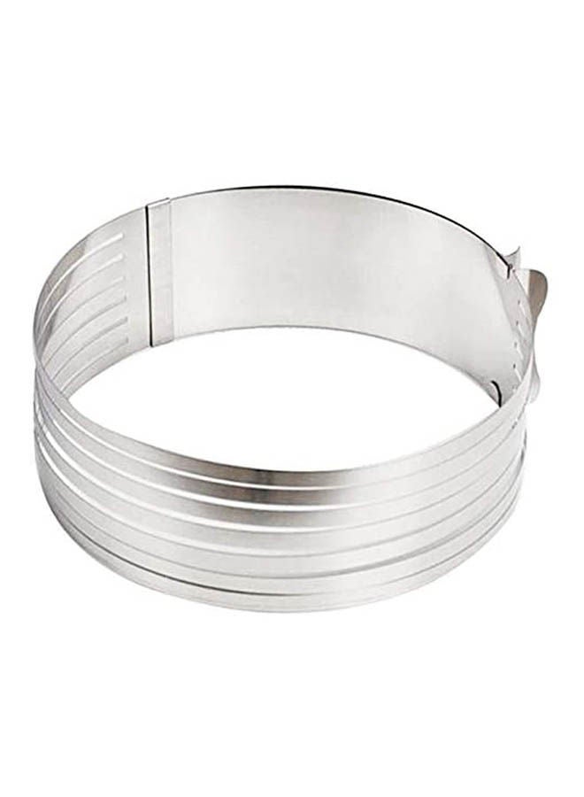 Cake Layer Slicer Ring Silver