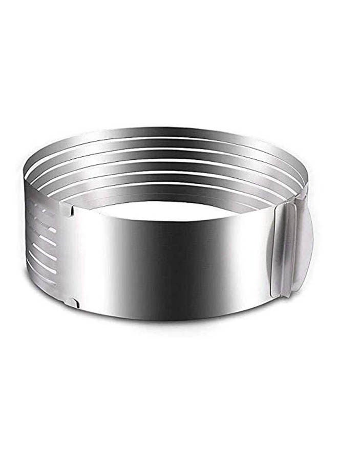 Cake Layer Slicer Ring Silver - Image 1