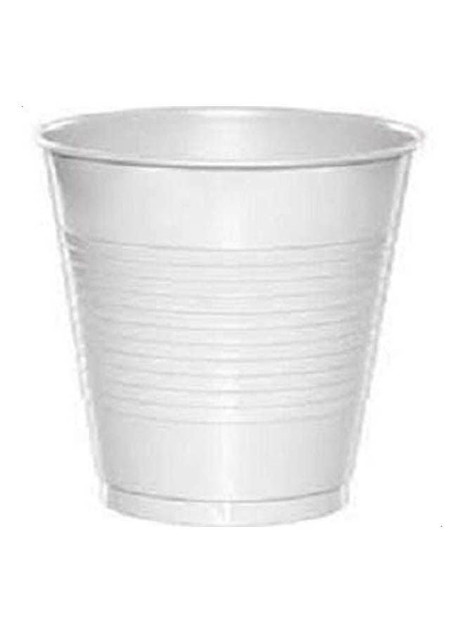 Disposable Cups - 50 Pcs White 