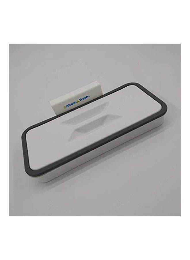 Cupboard Door Back Trash Rack Storage Garbage Bag Holder Hanging Kitchen Cabinet Hanging Trash Rack White 
