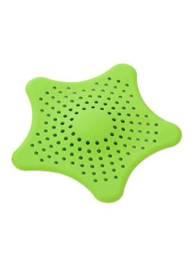 Creative Pentagram Kitchen Sink To Prevent Clogging Ground Drain Sewer Filtration Network Sea Star Silica Gel Floor Drain Green
