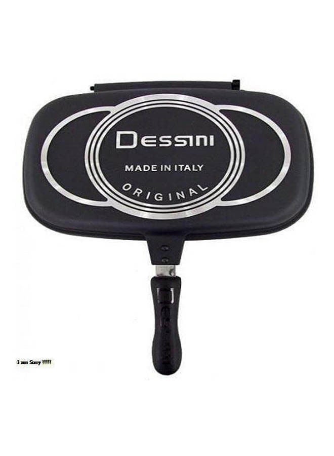 مقلاة شواء مصبوبة من جانب مزدوج