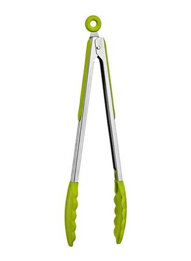Generic - 1Pc Kitchen Cooking Salad Serving Tongs Green - Image 1