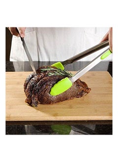 Generic 1Pc Kitchen Cooking Salad Serving Tongs Green  - Image 2