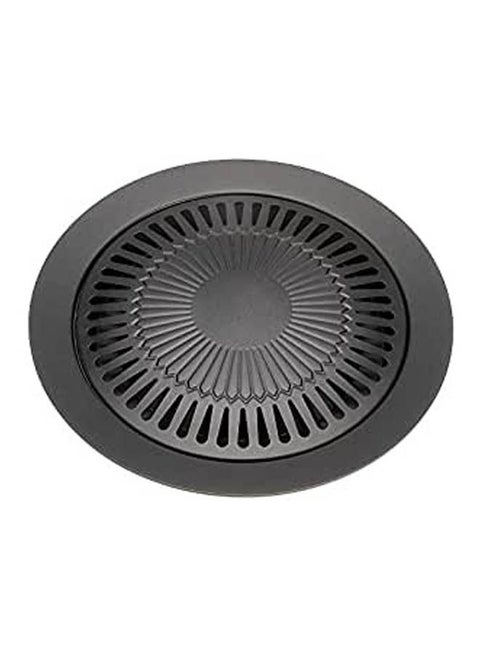 Grill Barbecue Stovetop Indoor Non Stick Black