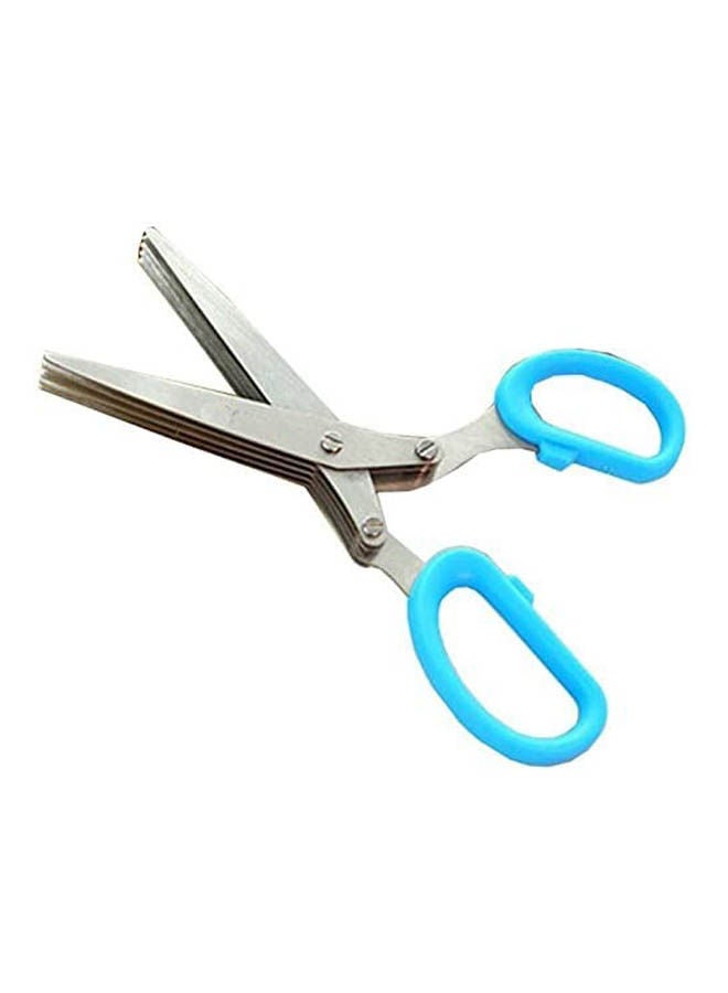 5- Blade Kitchen Scissors Blue 