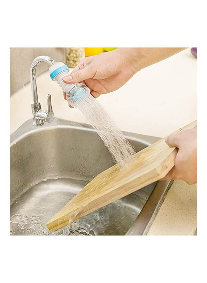 Kitchen Extension Faucet Splash-Proof Water-Saving Extender Can Rotate The Filter Blue