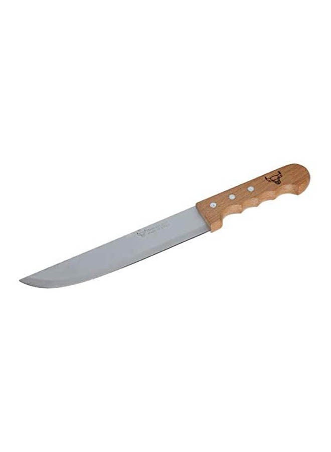 Knife 8 Inch Stainless Steel With Wooden Handleyuturoaa58688 Brown 8inch
