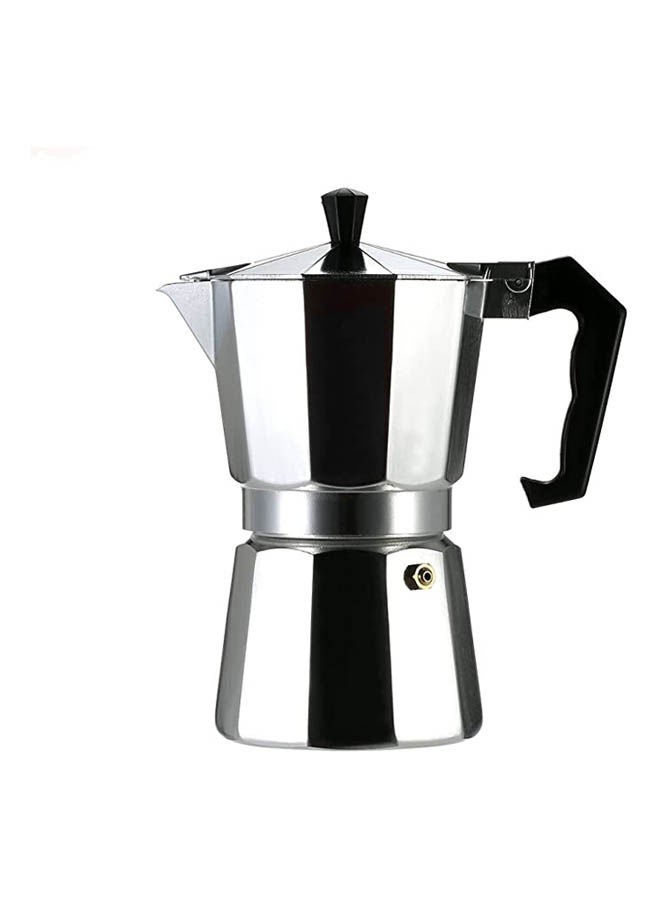12-Cup Espresso Percolator Coffee Stovetop Maker Mocha Pot Silver - Image 1